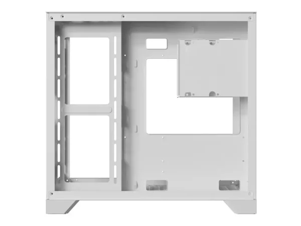 DIYPC DIY-CUBE01-W White USB3.0 Tempered Glass Micro ATX Gaming Computer Case w/ - Image 3